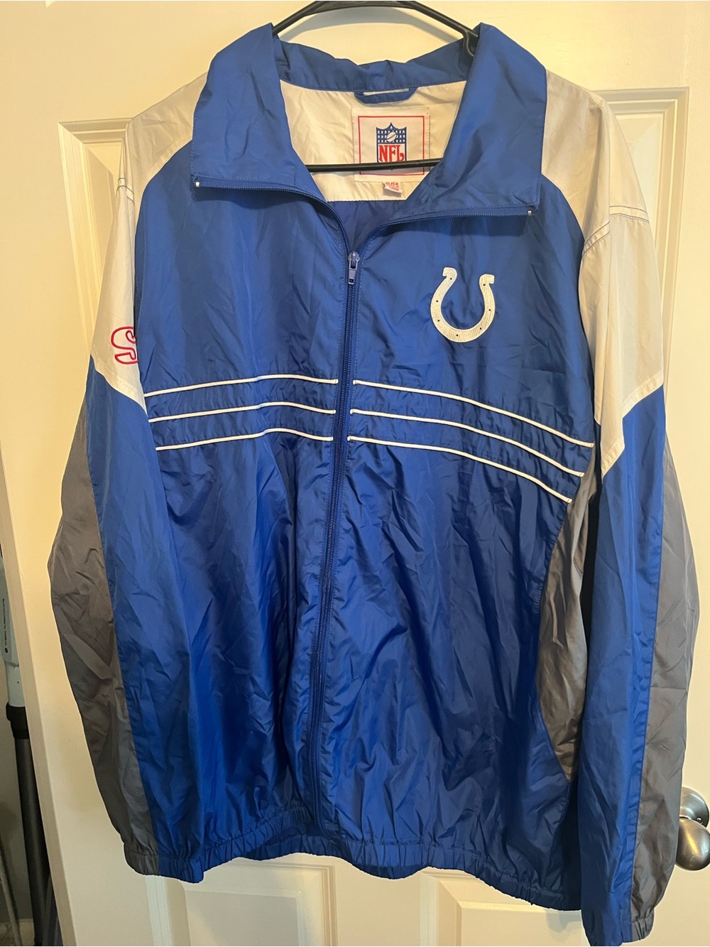 Indianapolis Colts NFL Blue Windbreaker Jacket *Vintage*